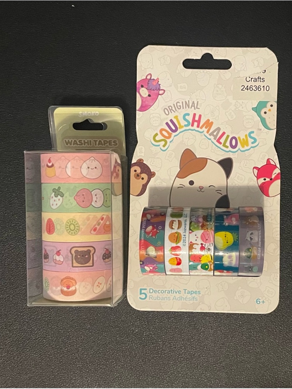 NWT SQUISHMALLOW AND SMOKO WASHI DECORATIVE CRAFT TAPE LOT